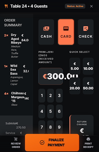Retail POS checkout